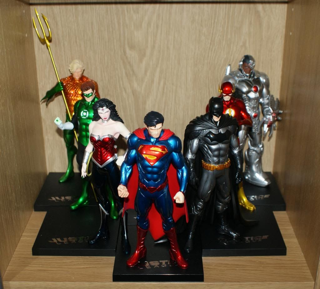 New 52 ArtFX+ Justice League team completed pics Statue Forum