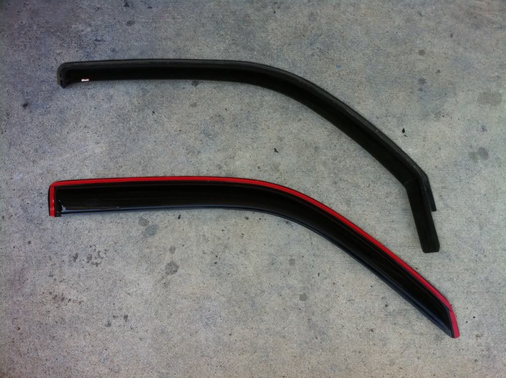 In channel vent visors vs stick on pics please Toyota 4Runner Forum