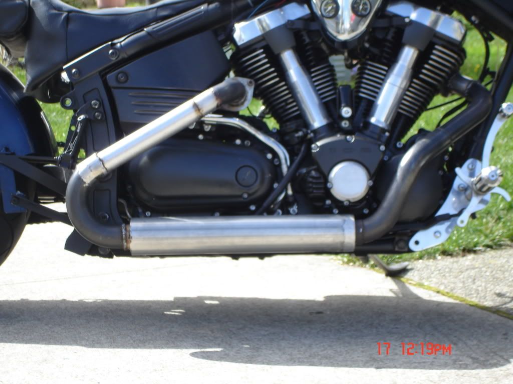 yamaha road star exhaust modification