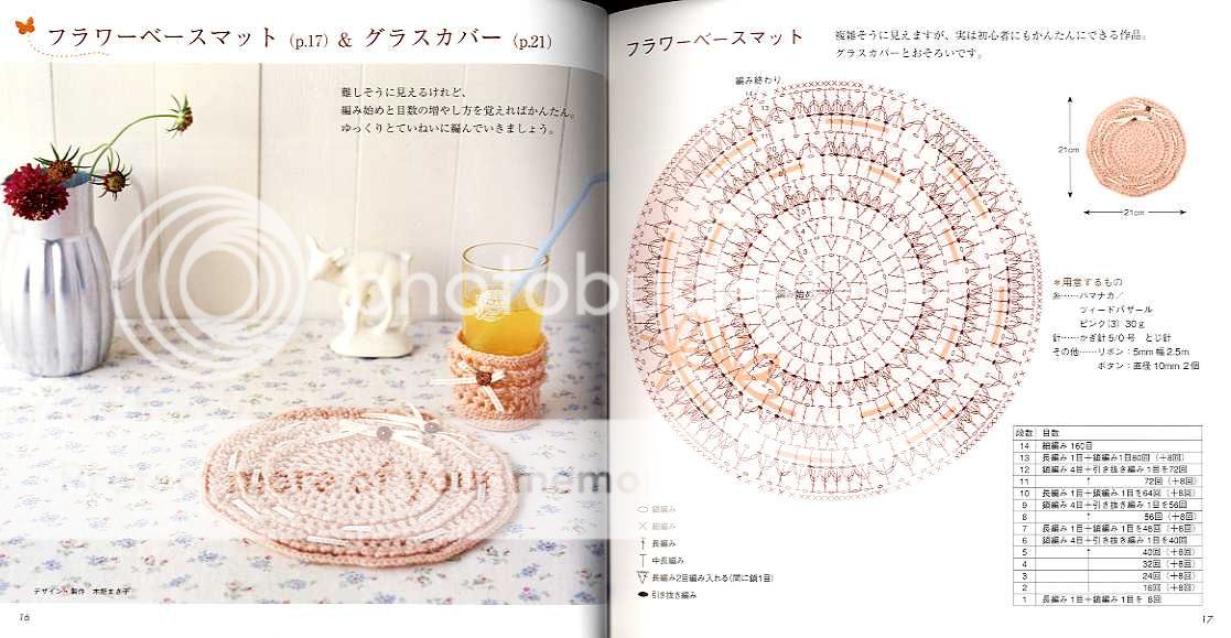 Happy Hobby Crochet Doilies & Goods Japanese Craft Book  