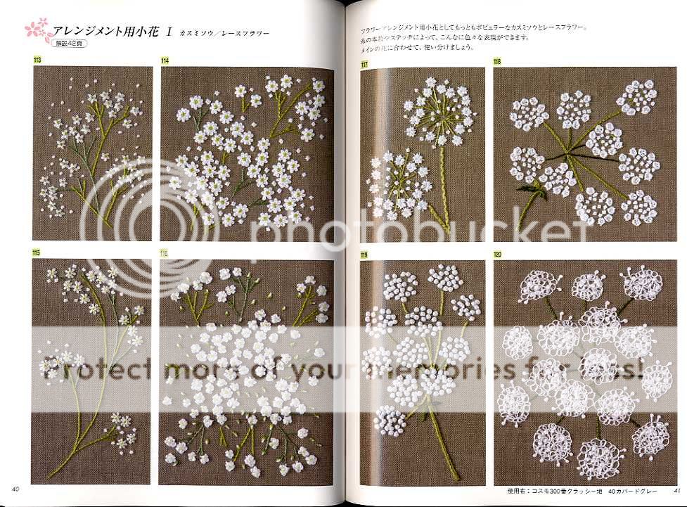 Kawaii Embroidered Flowers - Japanese Craft Book