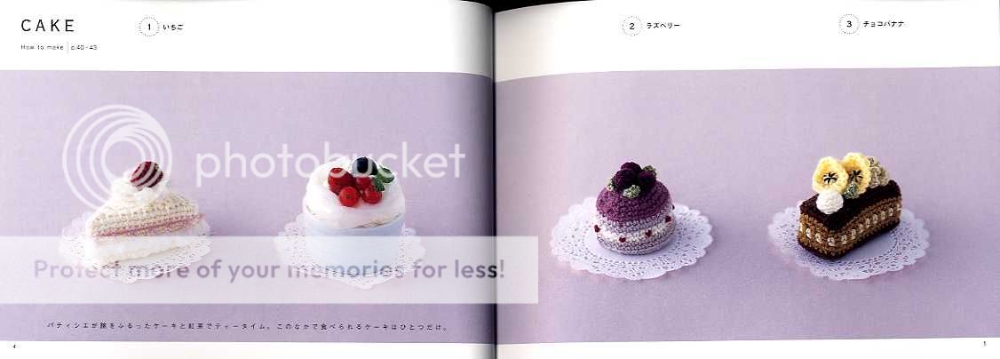 Crochet Cute Sweets Patterns   Japanese Crochet Book  