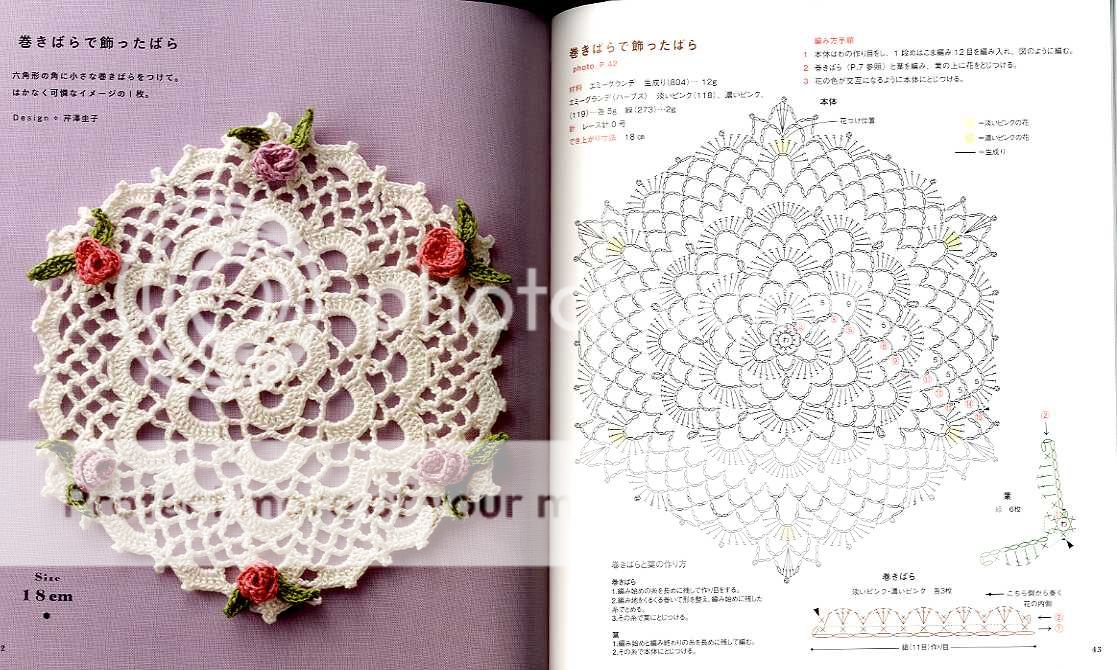 Crochet Rose Patterns   Japanese Craft Book  