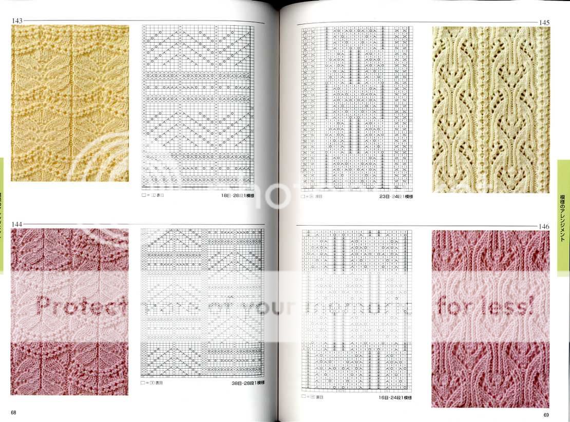 Knitting Pattern Book 250   Japanese Craft Book