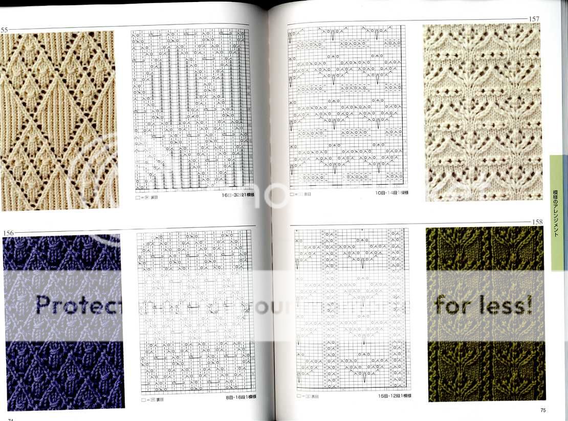 Knitting Pattern Book 250   Japanese Craft Book