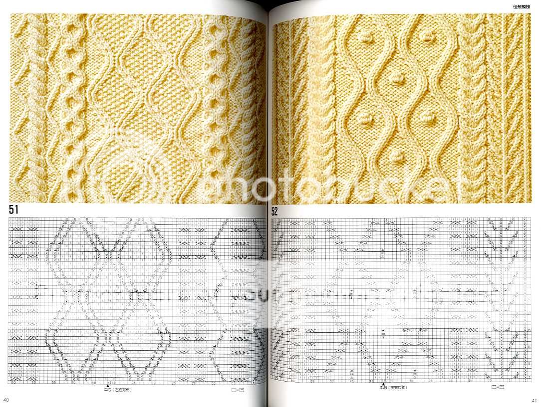 100 Aran Knit Patterns   Japanese Craft Book  