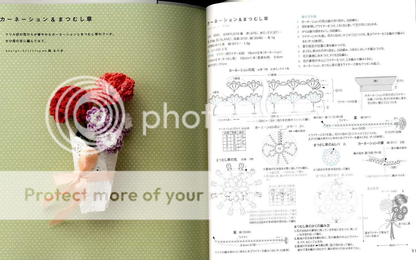 Crochet Flower Bouquet   Japanese Craft Book