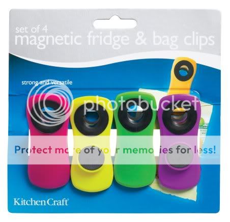 Large Colourful Chunky Grip Clip / Peg Fridge Magnets  