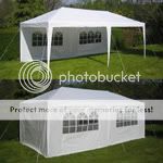 GAZEBO PARTY TENT CANOPY w/ SIDE WALLS