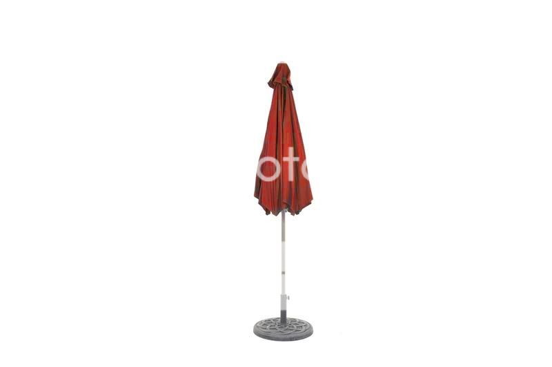 RED 10 Ft ALUMINUM PATIO UMBRELLA w/CRANK AND TILT  